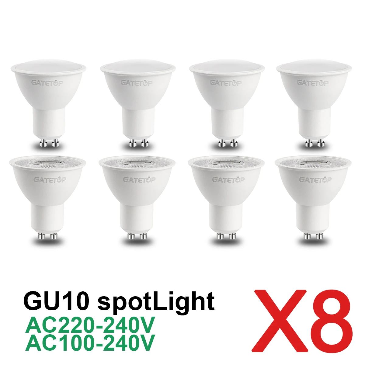 8PCS/Lot LED Light Bulb Spot GU10 Lamp 220V 110V 3W 5W 6W 7W 8W 9W 120 38 Degree Beam Angle LED Light for Home Decoration Bulbs
8PCS/Lot LED Light Bulb Spot GU10 Lamp 220V 110V 3W 5W 6W 7W 8W 9W 120 38 Degree Beam Angle LED Light for Home Decoration Bulbs