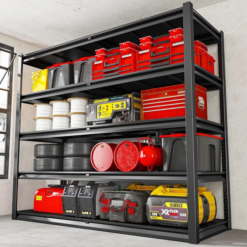 Полки для хранения H 78 дюймов, гаражные полки с тяжелой нагрузкой 3000 фунтов, регулируемые гаражные полки, 5-уровневые металлические полки для Garag
Полки для хранения H 78 дюймов, гаражные полки с тяжелой нагрузкой 3000 фунтов, регулируемые гаражные полки, 5-уровневые металлические полки для Garag