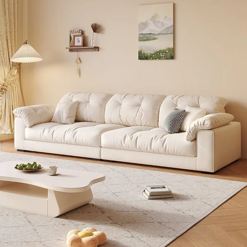 Super soft sofa pink sofa wide fabric sofa small household cloud
Super soft sofa pink sofa wide fabric sofa small household cloud