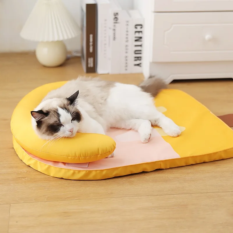Summer Cat Nest Ice Silk Dog Nest Pop Ice Nest Breathable Cooling Sleeping Waterproof Mat Removable And Washable Pet Nest
Summer Cat Nest Ice Silk Dog Nest Pop Ice Nest Breathable Cooling Sleeping Waterproof Mat Removable And Washable Pet Nest