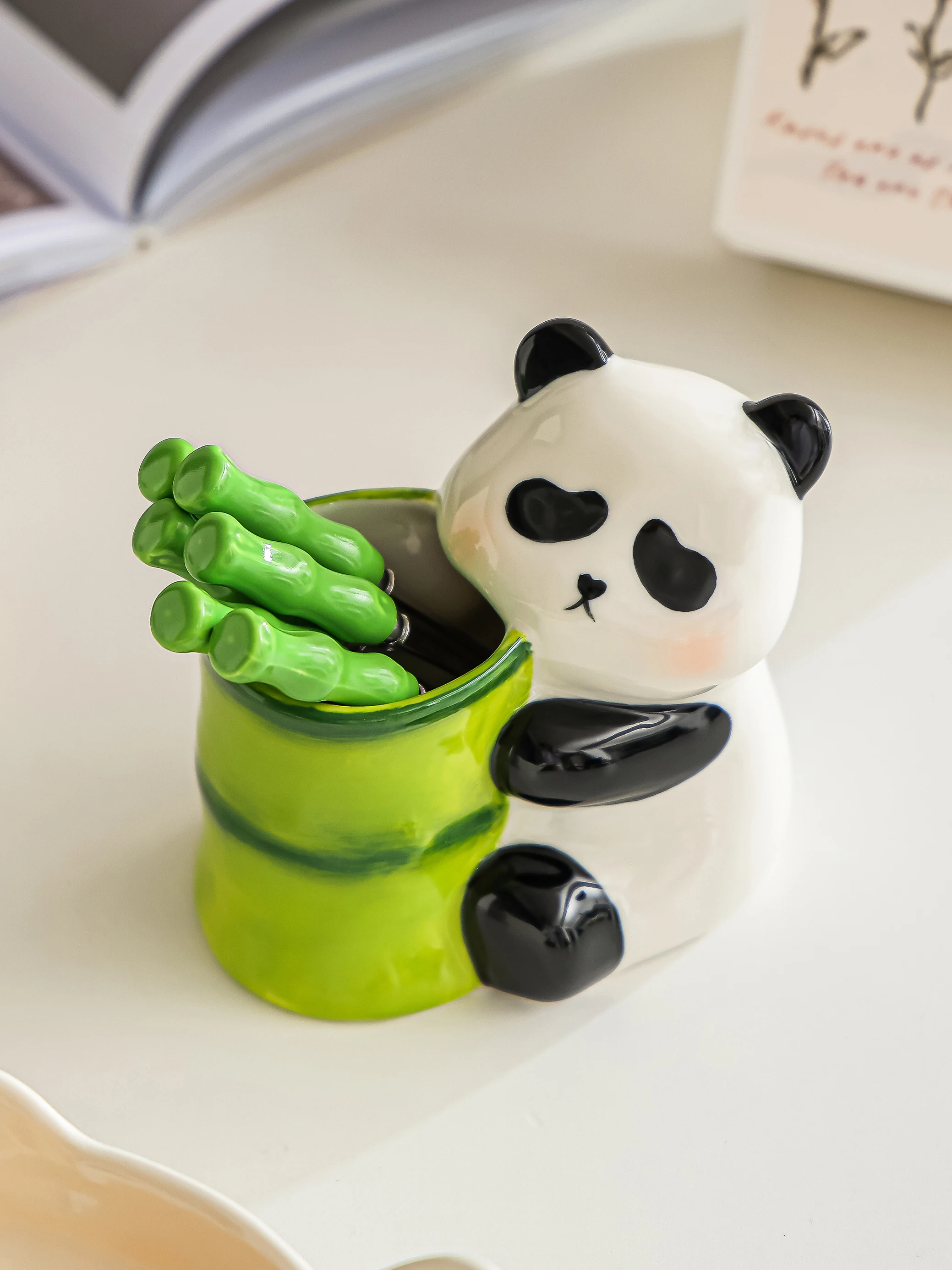 Adorable Panda Stainl Steel Fruit Fork Set with Storage Can Children Se Dert Sti Creative Home Dining Utensils
Adorable Panda Stainl Steel Fruit Fork Set with Storage Can Children Se Dert Sti Creative Home Dining Utensils