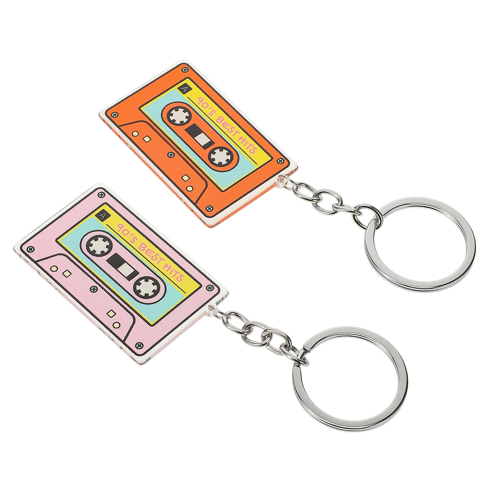 2pcs Keychain Pink Orange Acrylic Acrylic Keychain Spiral Hanging Ornament for Bag Stylish Tape Charm Jewelry Craft
2pcs Keychain Pink Orange Acrylic Acrylic Keychain Spiral Hanging Ornament for Bag Stylish Tape Charm Jewelry Craft