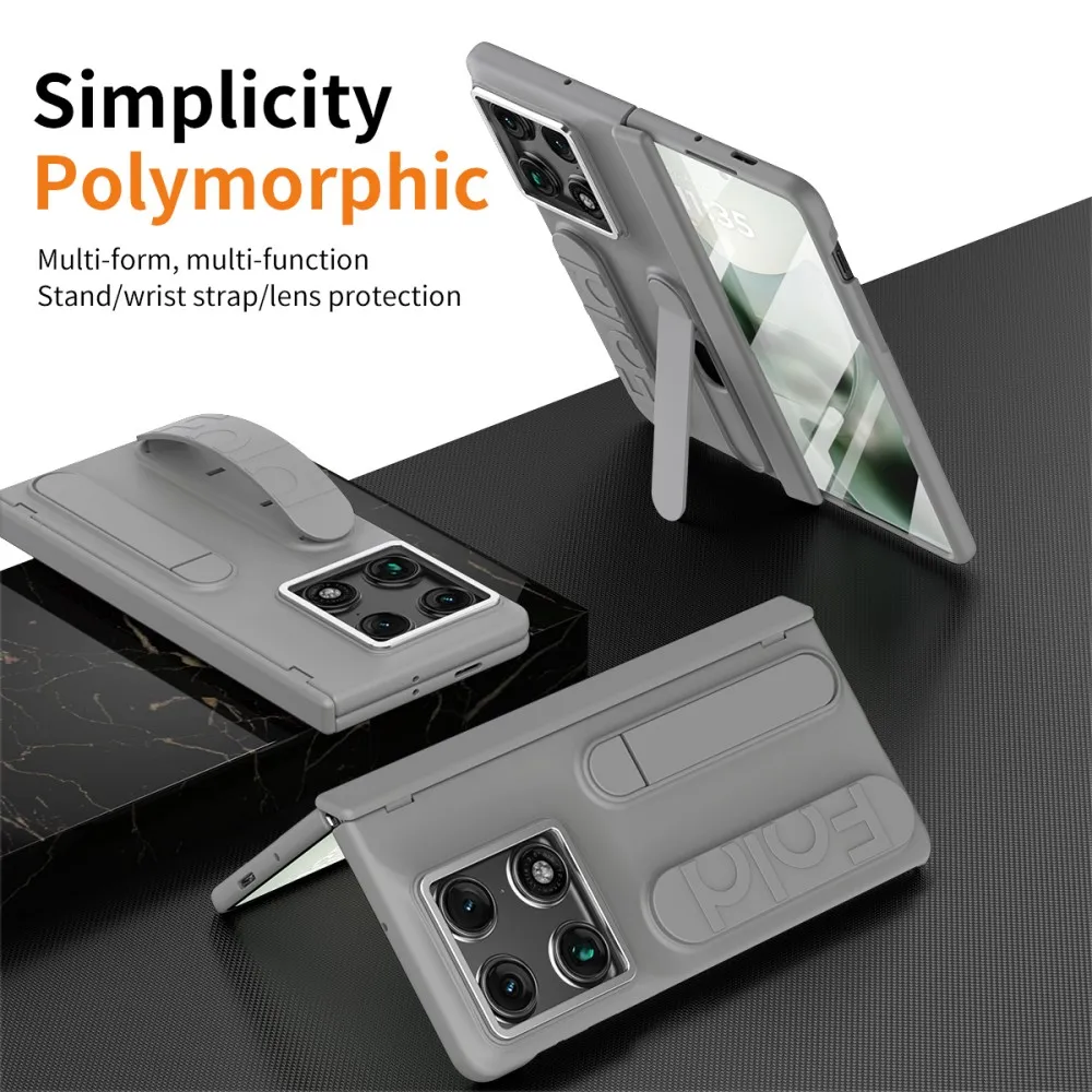 For Motorola Moto Razr Fold Wristband Bracket Phone Case Front Protection Film PC Hard Shell Protection Hinge Back Cover
For Motorola Moto Razr Fold Wristband Bracket Phone Case Front Protection Film PC Hard Shell Protection Hinge Back Cover