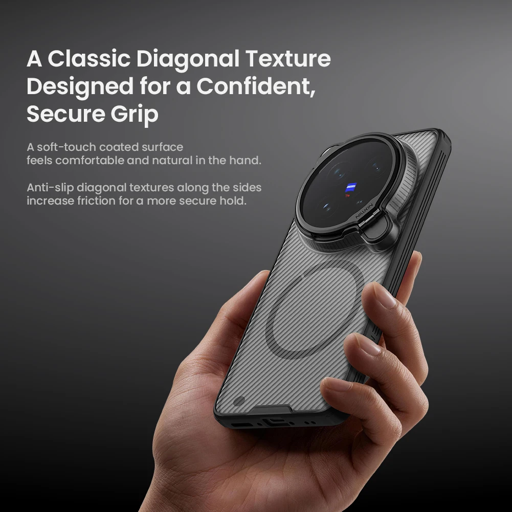 Nillkin for VIVO X300 Ultra 5G Case CamShield Prop Magnetic with Stand Camera Magsafe Privacy 360 Protection Cover Cases
Nillkin for VIVO X300 Ultra 5G Case CamShield Prop Magnetic with Stand Camera Magsafe Privacy 360 Protection Cover Cases