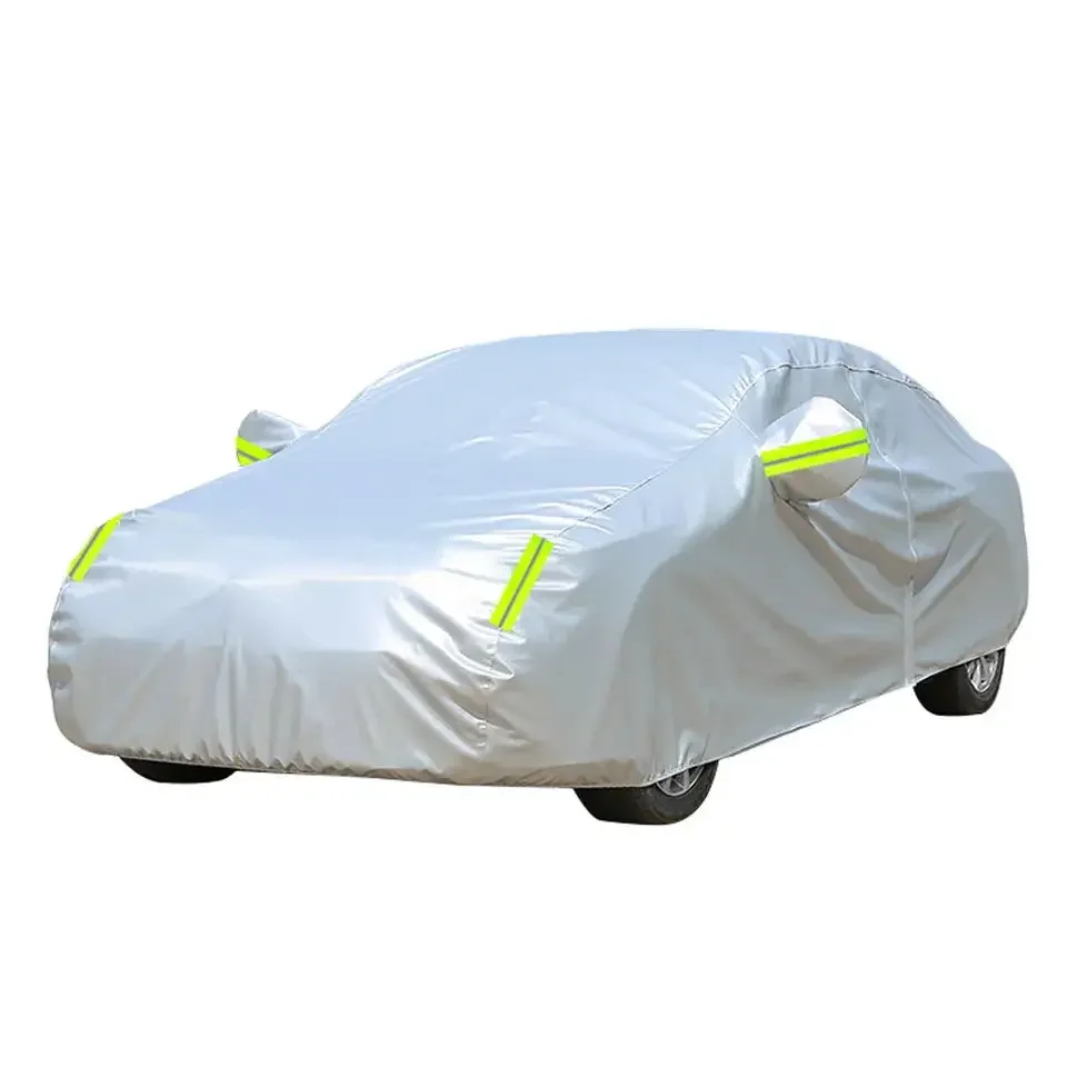 Four Seasons Outdoor 210D Car Cover Full Body Protection With Oxford Cloth Universal Sun And Rain Cover
Four Seasons Outdoor 210D Car Cover Full Body Protection With Oxford Cloth Universal Sun And Rain Cover
