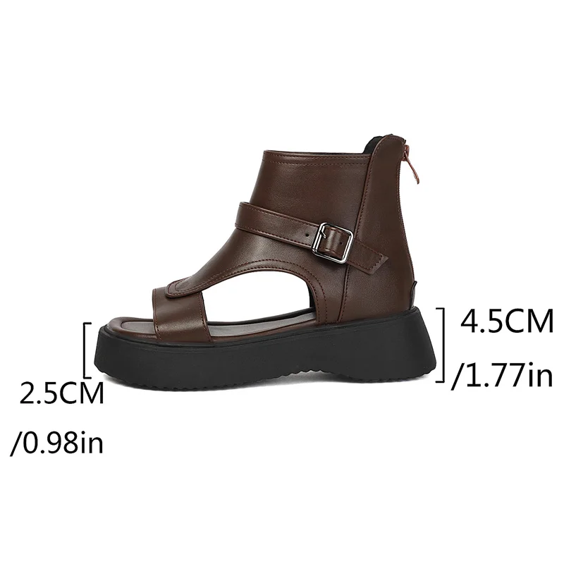 YMECHIC Women's Brown Thick Chunky Heel Sandals 2026 New Open Toe Platform Shoes Summer Casual Boots Wear Plus Size 44 45 46
YMECHIC Women's Brown Thick Chunky Heel Sandals 2026 New Open Toe Platform Shoes Summer Casual Boots Wear Plus Size 44 45 46