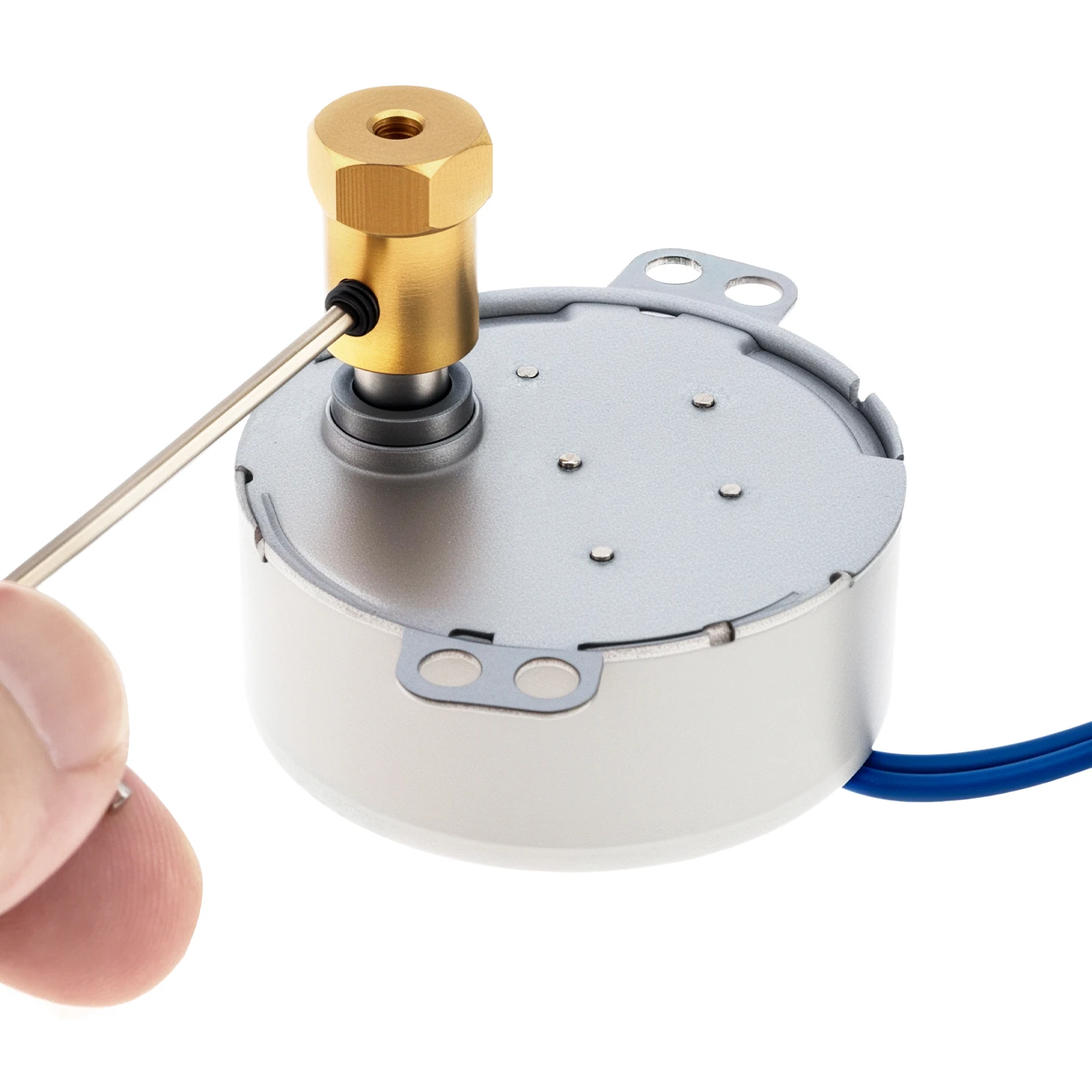 Synchronous Turntable Motor Kit 5-6RPM 50/60Hz 4W 100-127V AC CCW/CW Synchron Electric Motor for Cup Turner Rotator Display Rack
Synchronous Turntable Motor Kit 5-6RPM 50/60Hz 4W 100-127V AC CCW/CW Synchron Electric Motor for Cup Turner Rotator Display Rack