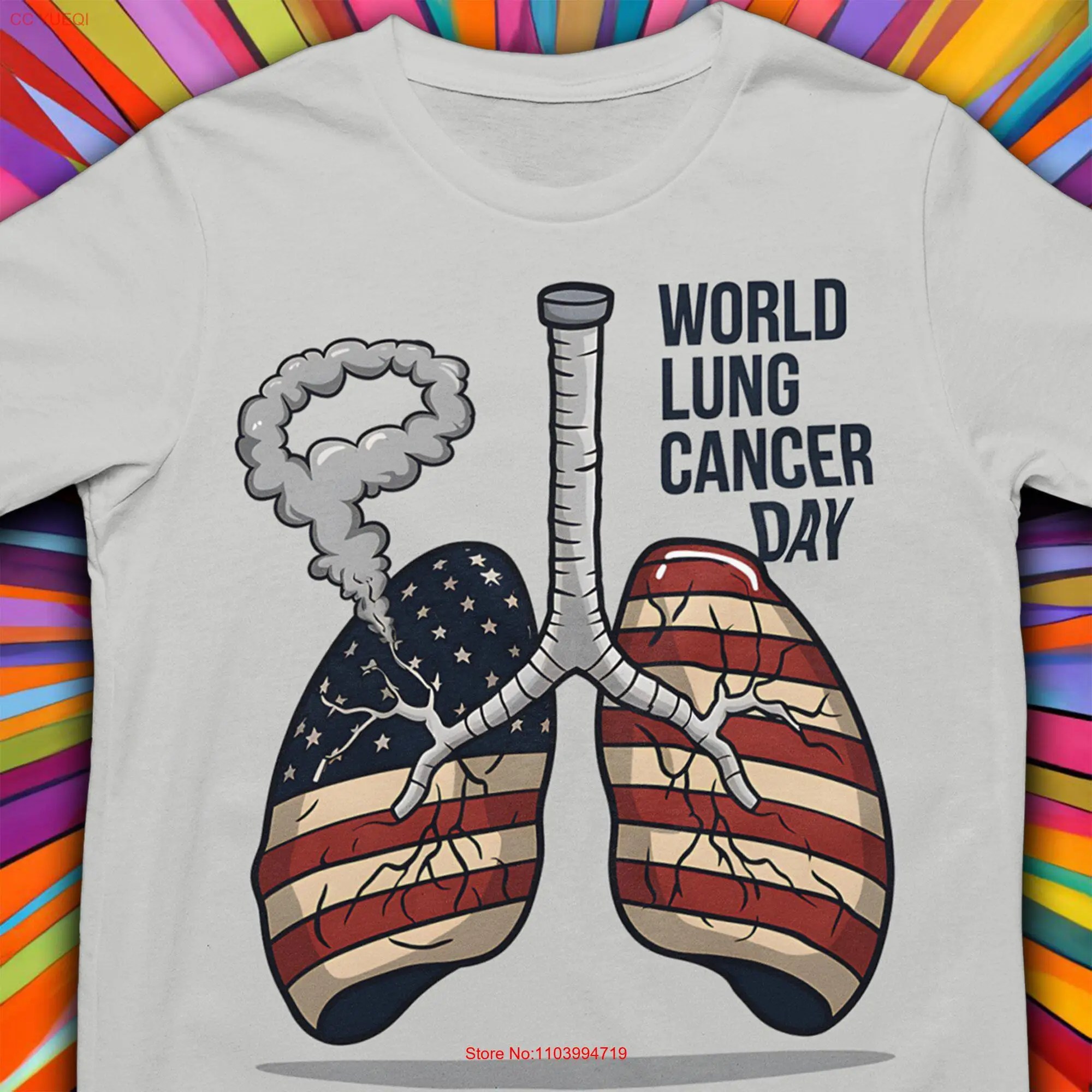 Футболка Lung Cancer Survivor World Awareness Health GifT SupporT с длинными или короткими рукавами
Футболка Lung Cancer Survivor World Awareness Health GifT SupporT с длинными или короткими рукавами
