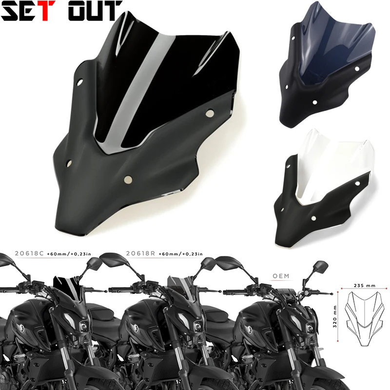Motorcycle accessories sport windshield wind deflector visor for Yamaha MT-07 2021 2022 mt07 21-22 fz07 FZ-07 2021 2022
Motorcycle accessories sport windshield wind deflector visor for Yamaha MT-07 2021 2022 mt07 21-22 fz07 FZ-07 2021 2022