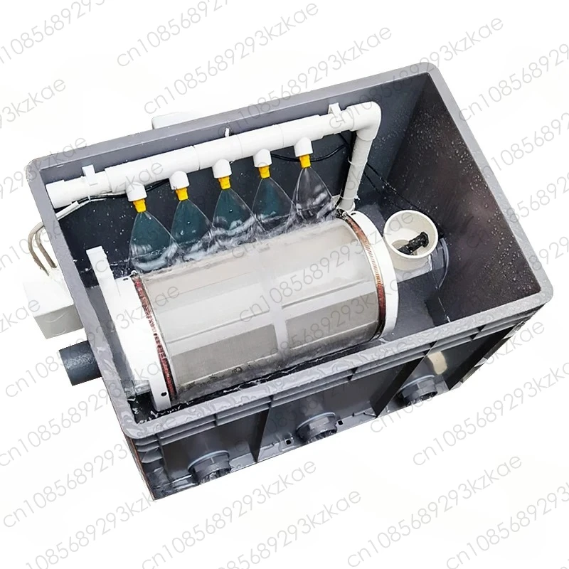 Fish Pond Rotary Drum Micro Filter Machine Automatic Backwash Leave-in Cotton Filter Fish Stool Separation Aquaculture Purifier
Fish Pond Rotary Drum Micro Filter Machine Automatic Backwash Leave-in Cotton Filter Fish Stool Separation Aquaculture Purifier