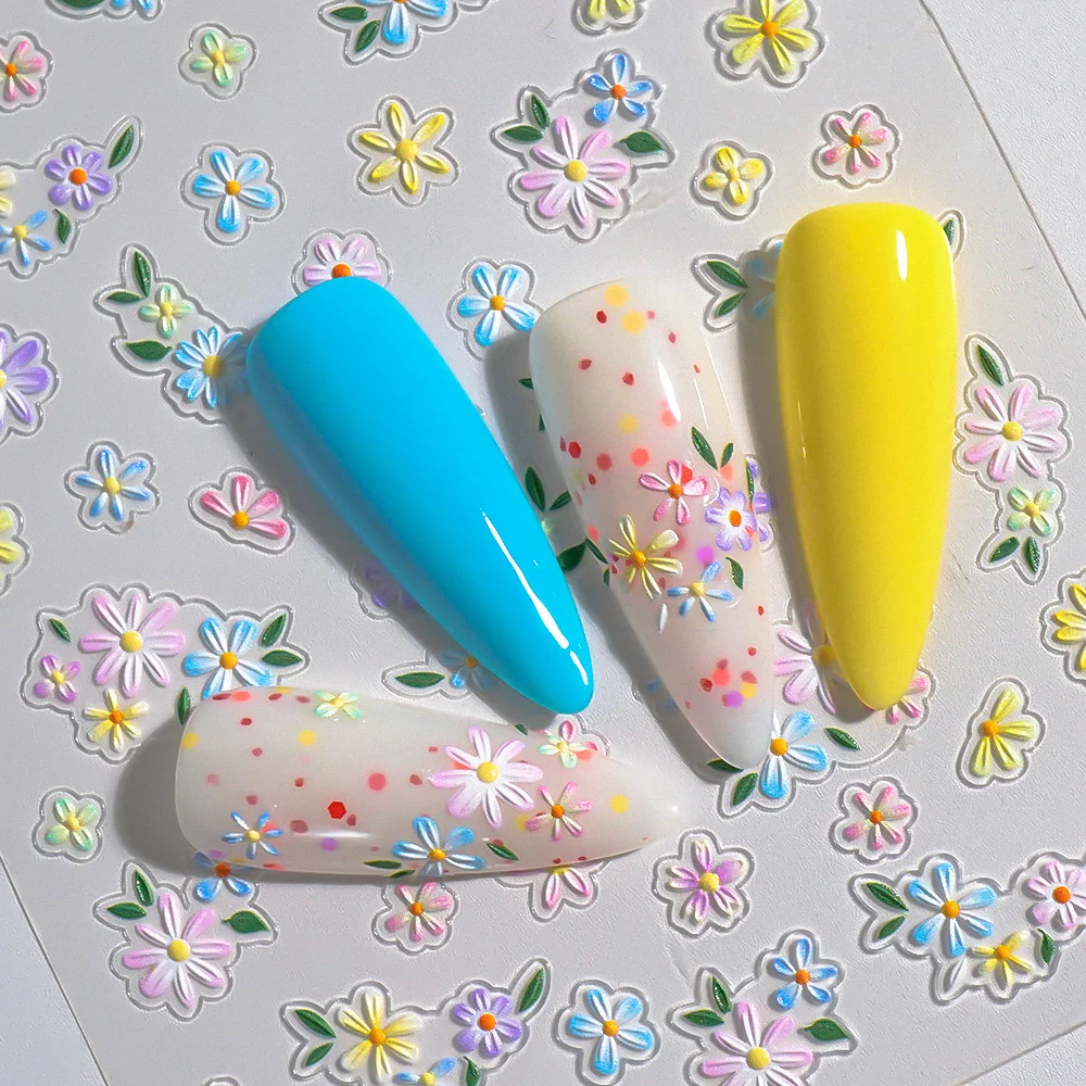 2025 Summer French Style Colorful Floral Nail Art Stickers Elegant Little Flower Decals for DIY Manicure
2025 Summer French Style Colorful Floral Nail Art Stickers Elegant Little Flower Decals for DIY Manicure