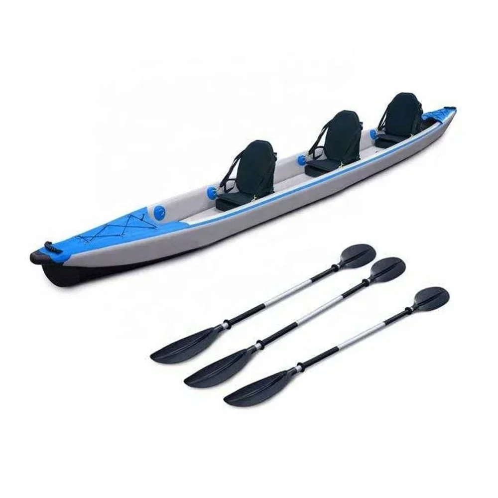 GeeTone High Quality Re-usable Kayak Set Drop Stitch Paddle Rowing Boats 3 Person Inflatable Kayaks Rowing Canoe
GeeTone High Quality Re-usable Kayak Set Drop Stitch Paddle Rowing Boats 3 Person Inflatable Kayaks Rowing Canoe