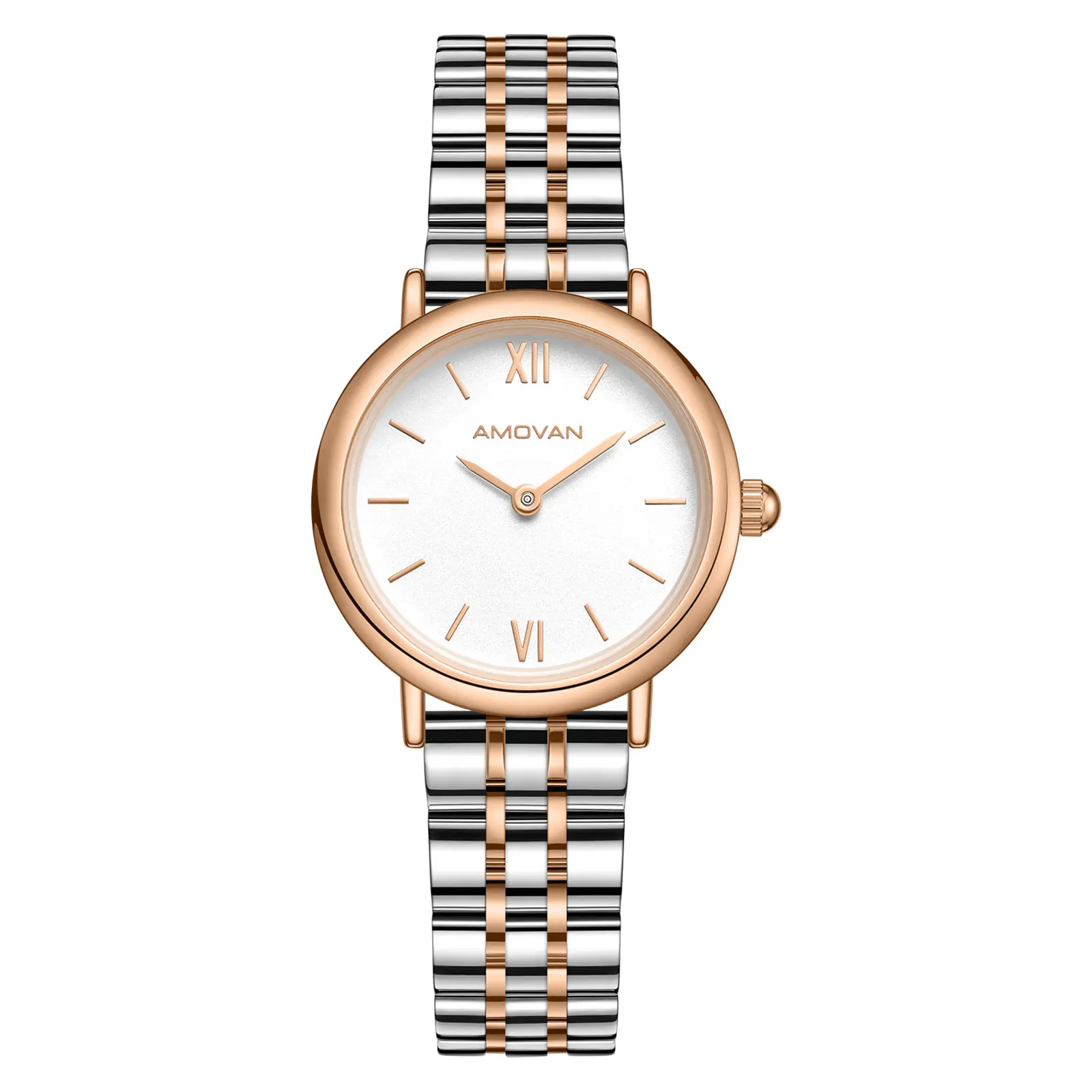 Small Minimalist Rose Gold Stainless Steel Women's Watch with White Dial Japanese Quartz Movement, 3ATM Water Resistant
Small Minimalist Rose Gold Stainless Steel Women's Watch with White Dial Japanese Quartz Movement, 3ATM Water Resistant