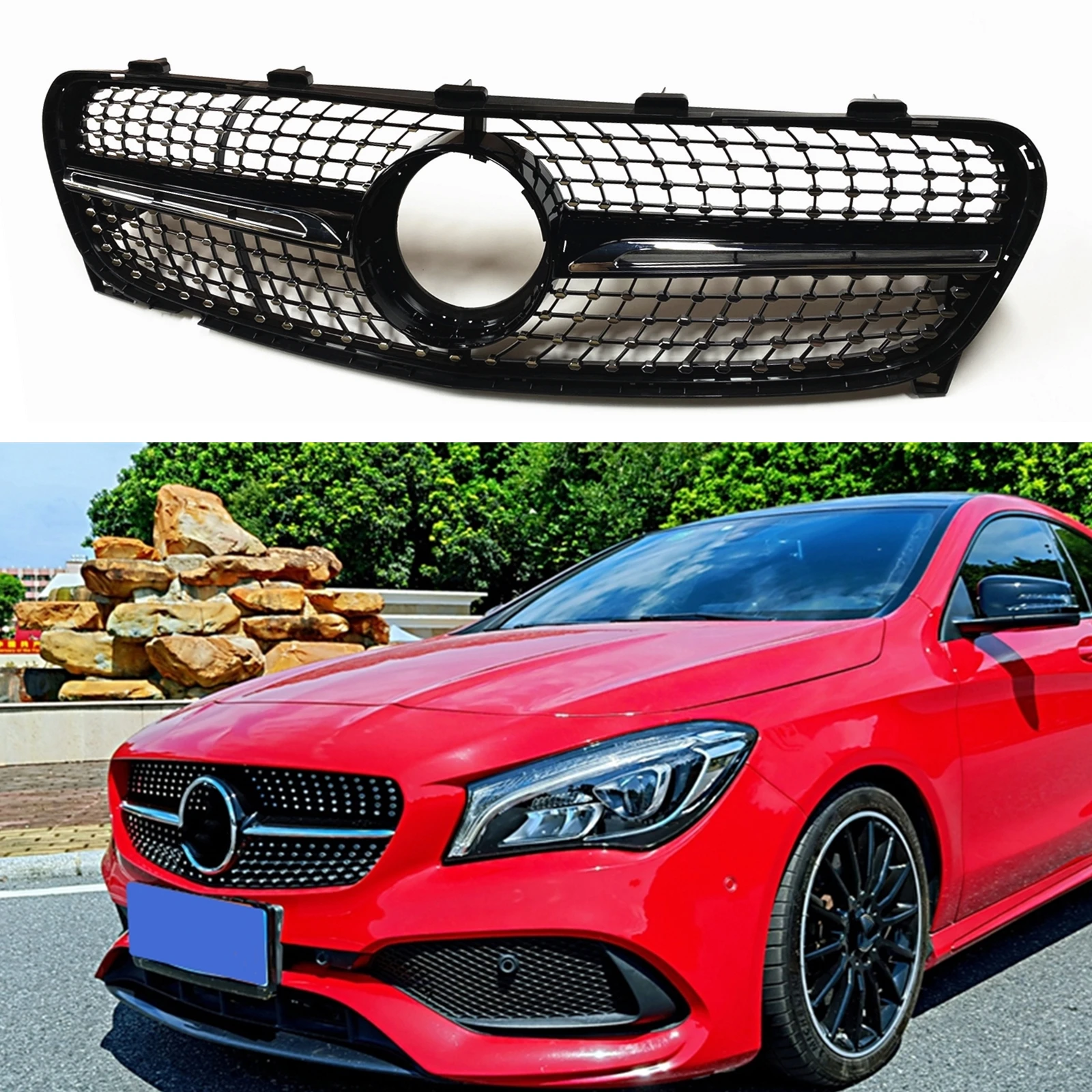 Передняя решетка автомобиля, верхний бампер, сетка капота для Mercedes Benz GLA X156 2017
Передняя решетка автомобиля, верхний бампер, сетка капота для Mercedes Benz GLA X156 2017