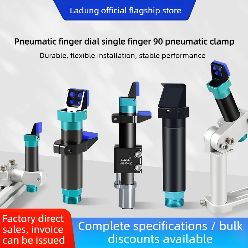 LADUNG Pneumatic Finger Actuator Air Finger Single 90 Degree Air Gripper OFR20-95 Robot Fixture / Clamp End Effector
LADUNG Pneumatic Finger Actuator Air Finger Single 90 Degree Air Gripper OFR20-95 Robot Fixture / Clamp End Effector