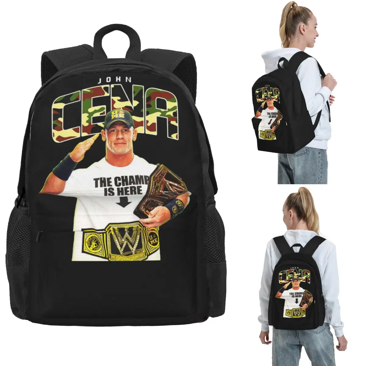 John Cena Respect Earn It, рюкзаки борца с героями мультфильмов, сумка для книг для мальчиков и девочек, детские школьные сумки, рюкзак для ноутбука, сумка на плечо
John Cena Respect Earn It, рюкзаки борца с героями мультфильмов, сумка для книг для мальчиков и девочек, детские школьные сумки, рюкзак для ноутбука, сумка на плечо