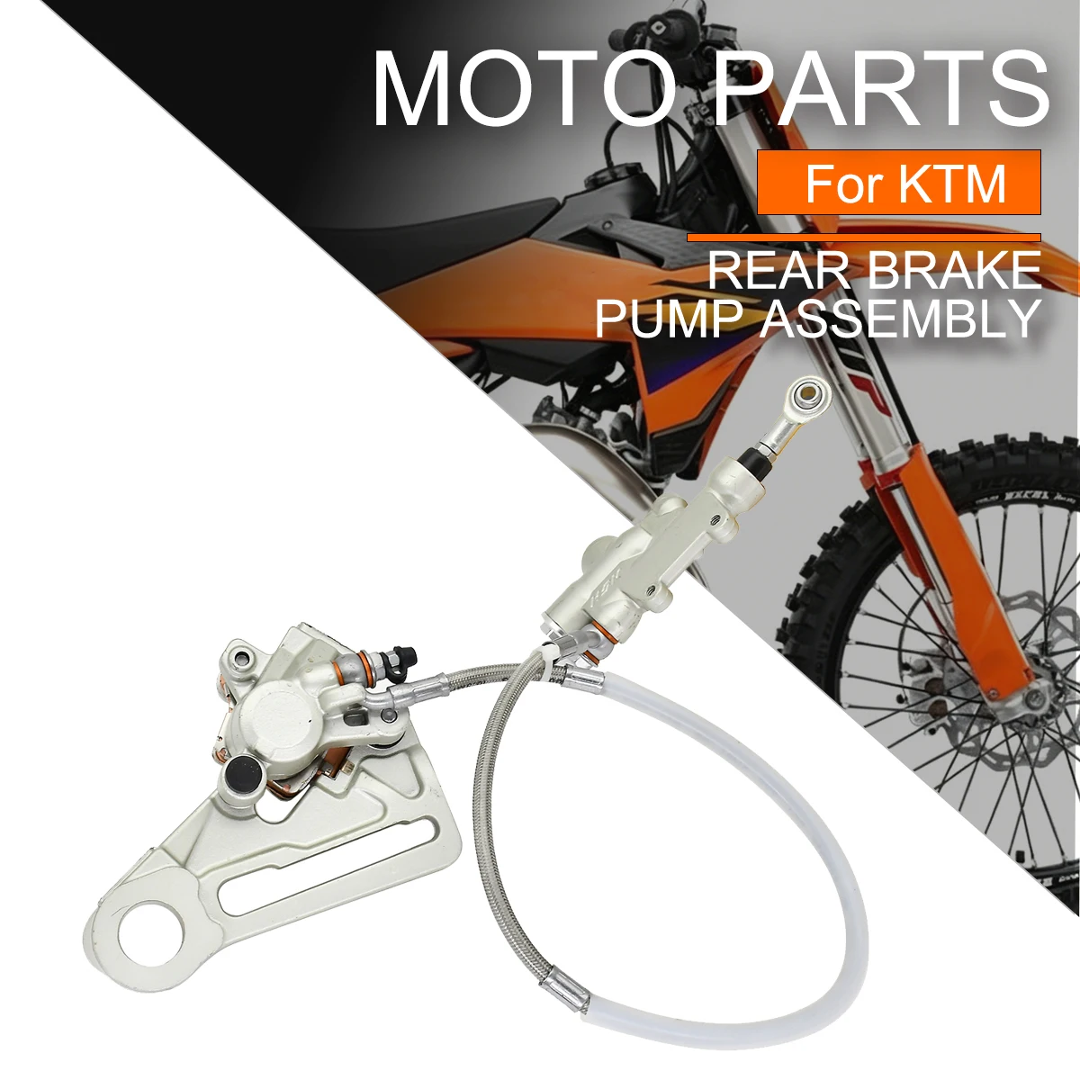 Motorcycle Rear Brake Assembly Caliper Bracket Pump Brake Oil Pipe For KTM 125-530 XCW XCF-W EXC EXC-F SX SXF XC XCF 2014-2023
Motorcycle Rear Brake Assembly Caliper Bracket Pump Brake Oil Pipe For KTM 125-530 XCW XCF-W EXC EXC-F SX SXF XC XCF 2014-2023