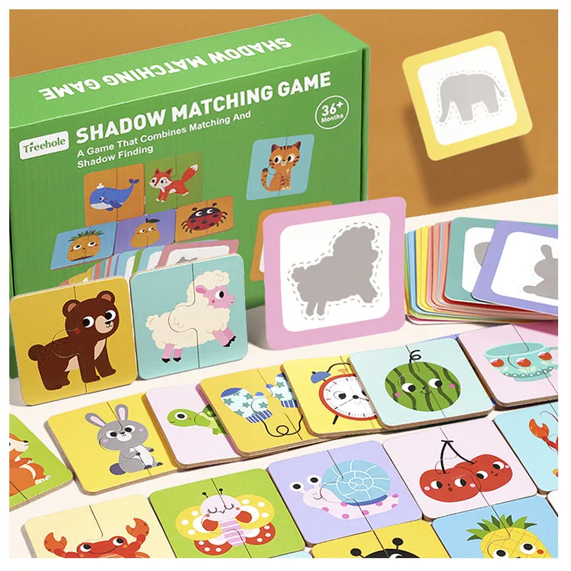 Shape Matching Board Game Wooden Find Shadow Matched Images Animal Fruit Blocks Puzzles Montessori Educational Toys For Children
Shape Matching Board Game Wooden Find Shadow Matched Images Animal Fruit Blocks Puzzles Montessori Educational Toys For Children