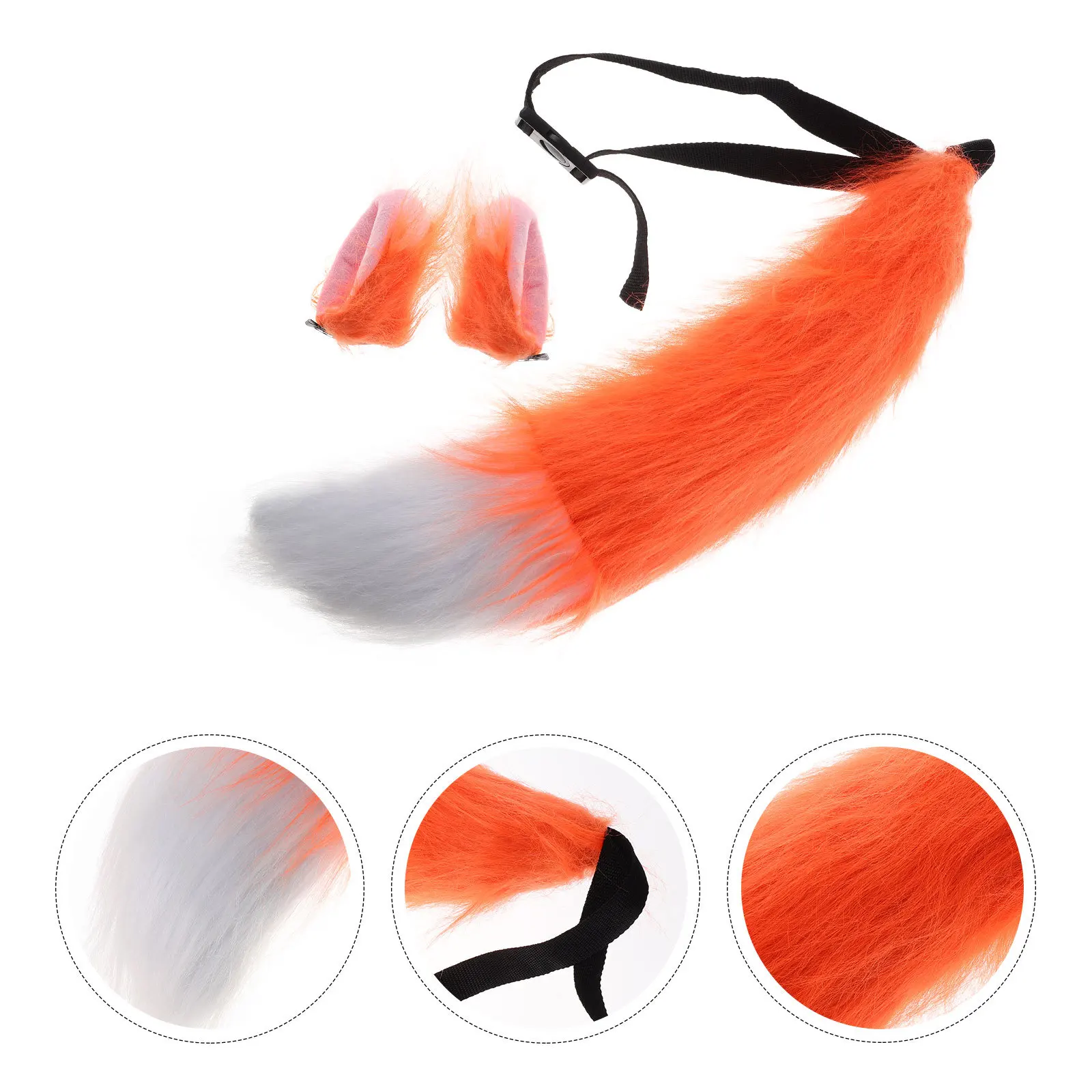 1Set Halloween Costume Accessory Realistic Faux Tail Adjustable Strap for Various Waist Sizes Fox Ears Cosplay
1Set Halloween Costume Accessory Realistic Faux Tail Adjustable Strap for Various Waist Sizes Fox Ears Cosplay