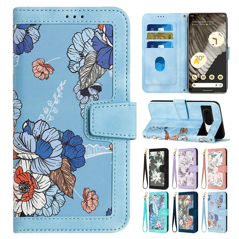 Fashion Floral Printed Wallet Case for Google Pixel 8 8 Pro Pixel 7 7 Pro 7A 6A Card Slots PU Leather Flip Cover with Lanyard
Fashion Floral Printed Wallet Case for Google Pixel 8 8 Pro Pixel 7 7 Pro 7A 6A Card Slots PU Leather Flip Cover with Lanyard