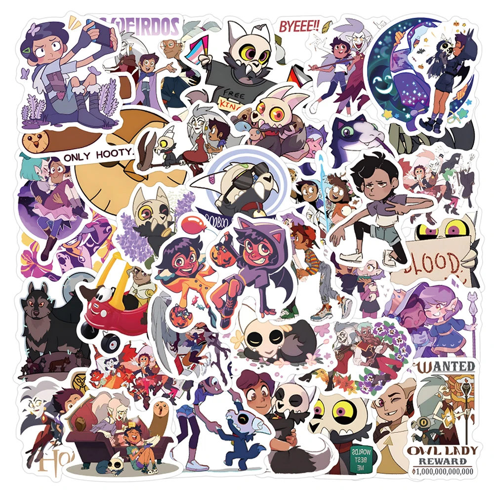 10/30/55pcs Funny Disney Anime The Owl House Stickers Cartoon Sticker for Kids Toy Water Bottle Notebook Phone Graffiti Decals
10/30/55pcs Funny Disney Anime The Owl House Stickers Cartoon Sticker for Kids Toy Water Bottle Notebook Phone Graffiti Decals