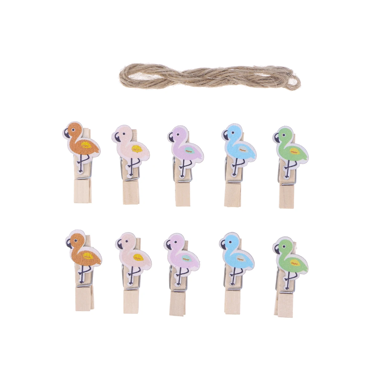 10 Pcs Photo Clips Flamingo Shaped Wooden Pegs Cartoon Style Party Christmas Birthday Easter Home Office Shop Cafe DIY Craft
10 Pcs Photo Clips Flamingo Shaped Wooden Pegs Cartoon Style Party Christmas Birthday Easter Home Office Shop Cafe DIY Craft