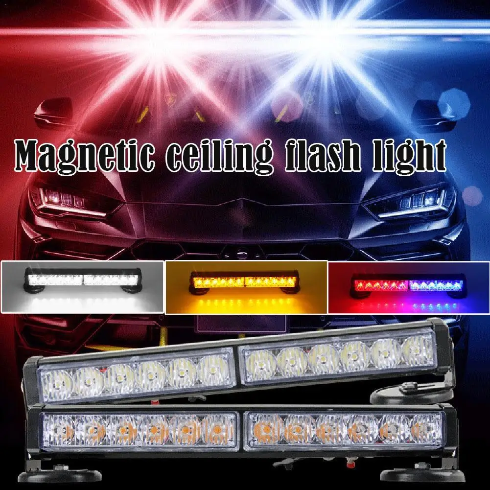 Car Strong Magnetic Flash Light LED Strobe Light Bar Police Fireman Lamp Ip66 Waterproof Wireless Remote Car Strobe Light
Car Strong Magnetic Flash Light LED Strobe Light Bar Police Fireman Lamp Ip66 Waterproof Wireless Remote Car Strobe Light