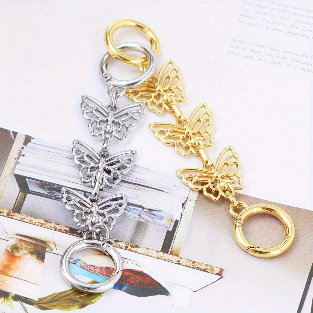 1PC Butterfly Purse Extender Chain Bag Chain Strap Handbag Shoulder Strap Chain DIY Chain Extender
1PC Butterfly Purse Extender Chain Bag Chain Strap Handbag Shoulder Strap Chain DIY Chain Extender