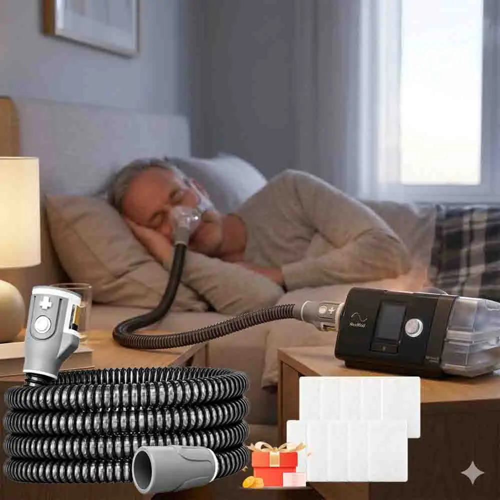 AirSense 10 & AirCurve 10 Replacement Climate Line Heated CPAP Tubing,with 10pcs CPAP Filters ,Constant Temperature Heating Hose
AirSense 10 & AirCurve 10 Replacement Climate Line Heated CPAP Tubing,with 10pcs CPAP Filters ,Constant Temperature Heating Hose