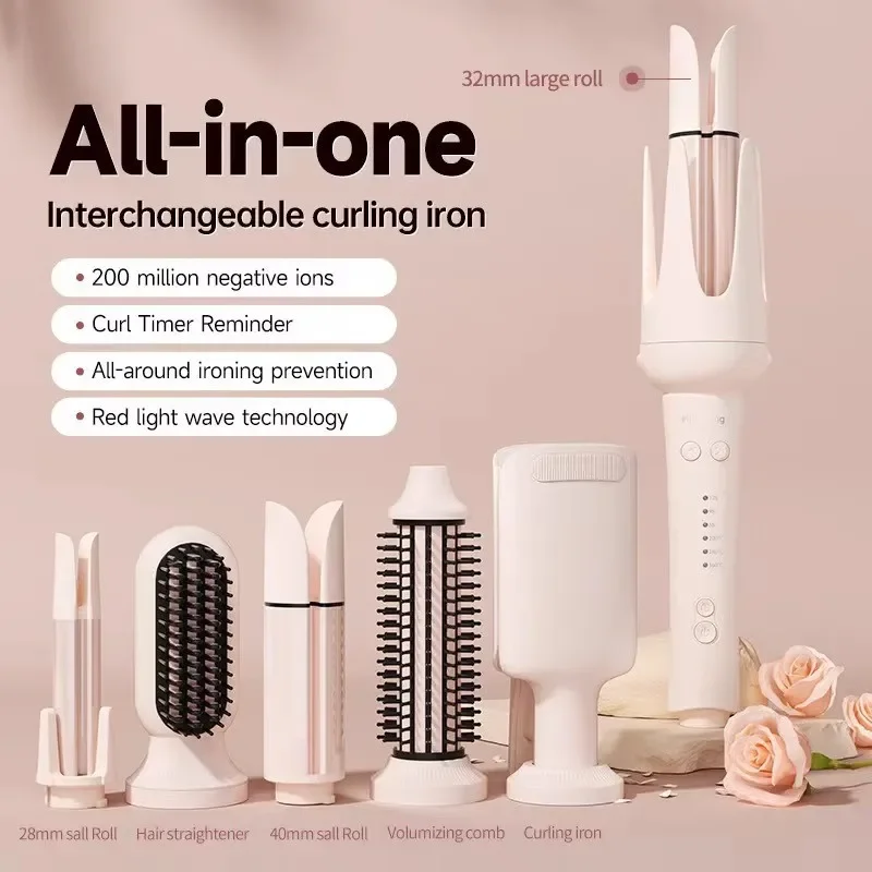 Best Seller Multifunctional Automatic Curling Iron 5-in-1 Automatic Curling Iron Changing Head Egg Roll Wave
Best Seller Multifunctional Automatic Curling Iron 5-in-1 Automatic Curling Iron Changing Head Egg Roll Wave
