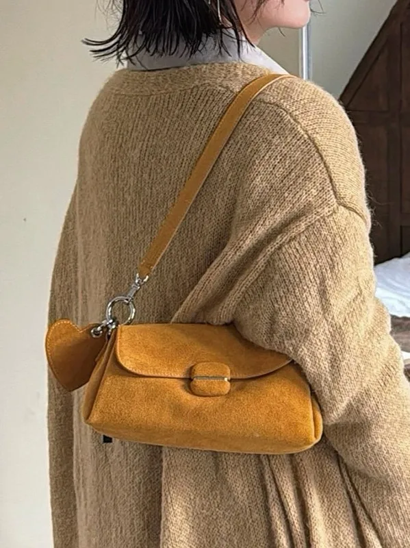 Mini Flap Bags Suede Genuine Small Bag Shoulder Crossbody Messenger Fashion Purse Summer Daily Satchel 2025 New
Mini Flap Bags Suede Genuine Small Bag Shoulder Crossbody Messenger Fashion Purse Summer Daily Satchel 2025 New