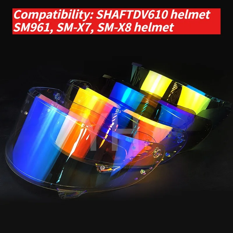 Fit DV610 Full Face Helmet Visor Lens Compatible with SM961 SMX7 SMX8, Anti UV Motorbike Replacement Windshield Parts
Fit DV610 Full Face Helmet Visor Lens Compatible with SM961 SMX7 SMX8, Anti UV Motorbike Replacement Windshield Parts