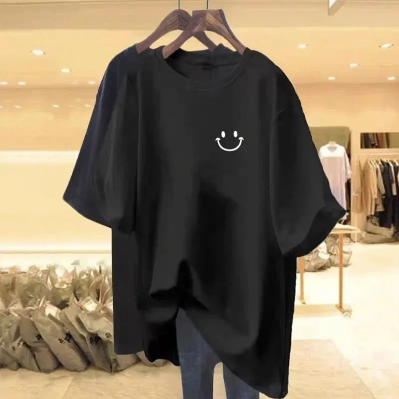 Women's Basic Pure Cotton Loose T-shirts Summer Short Sleeve Solid Simple O-neck Tee Tops Casual All-match Pullovers
Women's Basic Pure Cotton Loose T-shirts Summer Short Sleeve Solid Simple O-neck Tee Tops Casual All-match Pullovers
