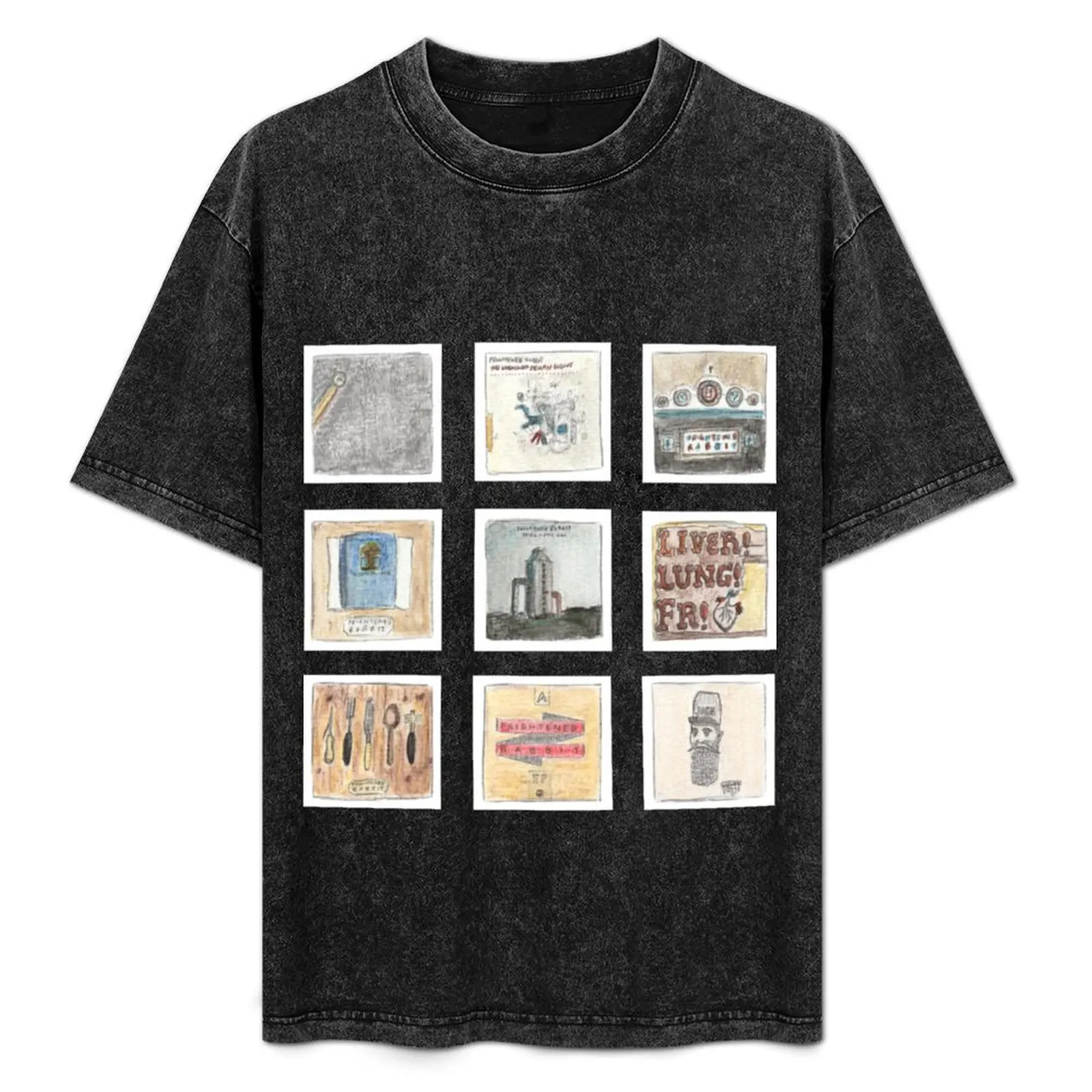 Watercolour albums - Frightened Rabbit Sticker T-Shirt Street Style Casual Tee Shirt
Watercolour albums - Frightened Rabbit Sticker T-Shirt Street Style Casual Tee Shirt