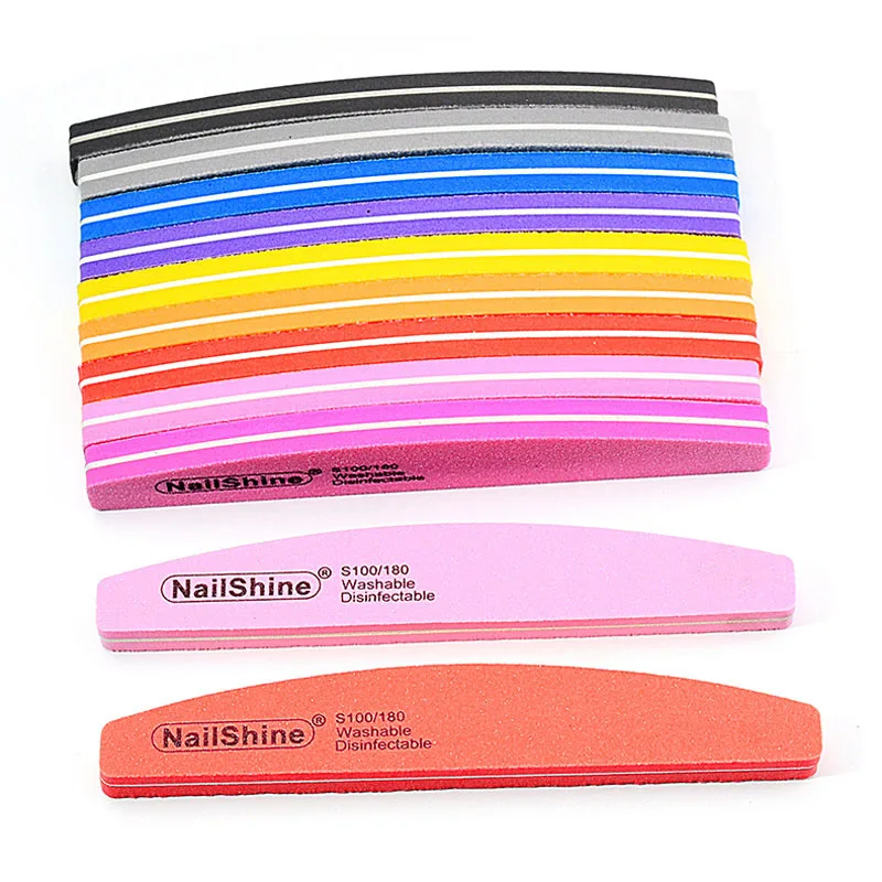 10pcs/lot Halfmoon Double Side Nail files buffer 100/180 Polishing Grinding Manicure Pedicure Nail Buffers File Tools nail tools nail accessories
10pcs/lot Halfmoon Double Side Nail files buffer 100/180 Polishing Grinding Manicure Pedicure Nail Buffers File Tools nail tools nail accessories