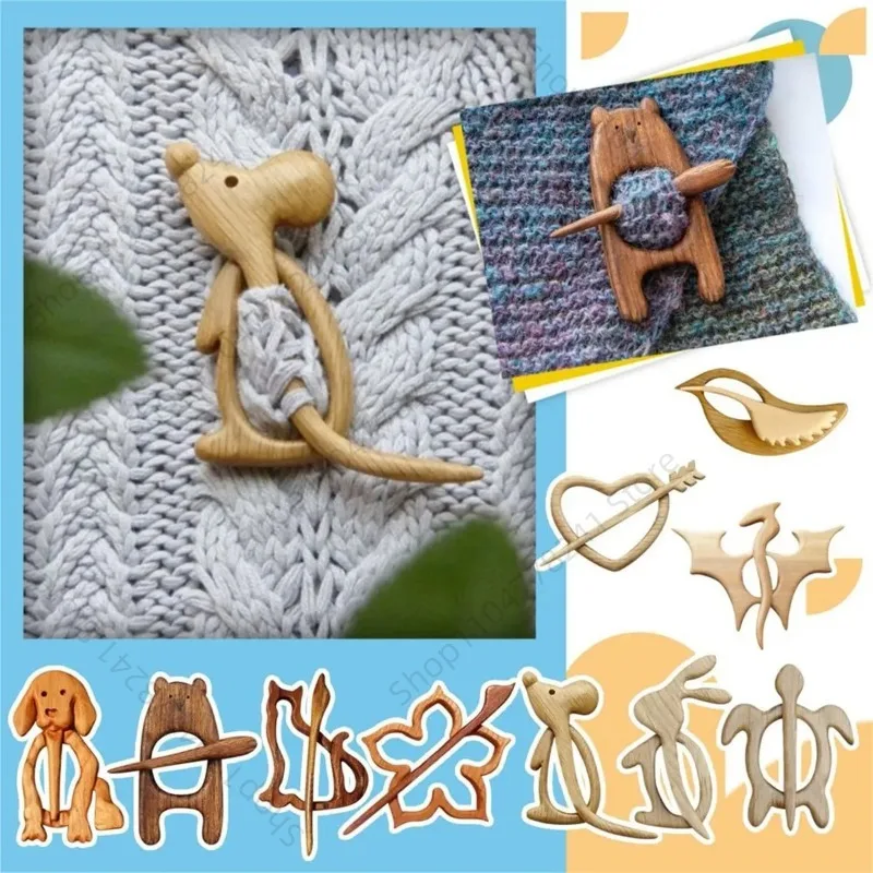 Kids Brooch Pin with Wooden Animal Pattern Scarf Buckle Pins Shawl Stick Sweater Clips Brooch DIY Cartoon Craft Clasp Accessory
Kids Brooch Pin with Wooden Animal Pattern Scarf Buckle Pins Shawl Stick Sweater Clips Brooch DIY Cartoon Craft Clasp Accessory