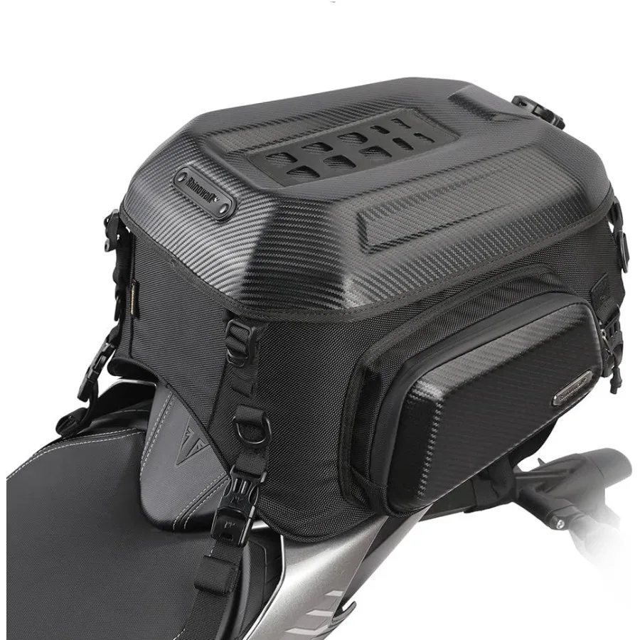 Expandable 35L Waterproof Motorcycle Tail Bag for Travel Luggage with Sissy Bar Straps AllWeather Protection Compatible with Tr
Expandable 35L Waterproof Motorcycle Tail Bag for Travel Luggage with Sissy Bar Straps AllWeather Protection Compatible with Tr