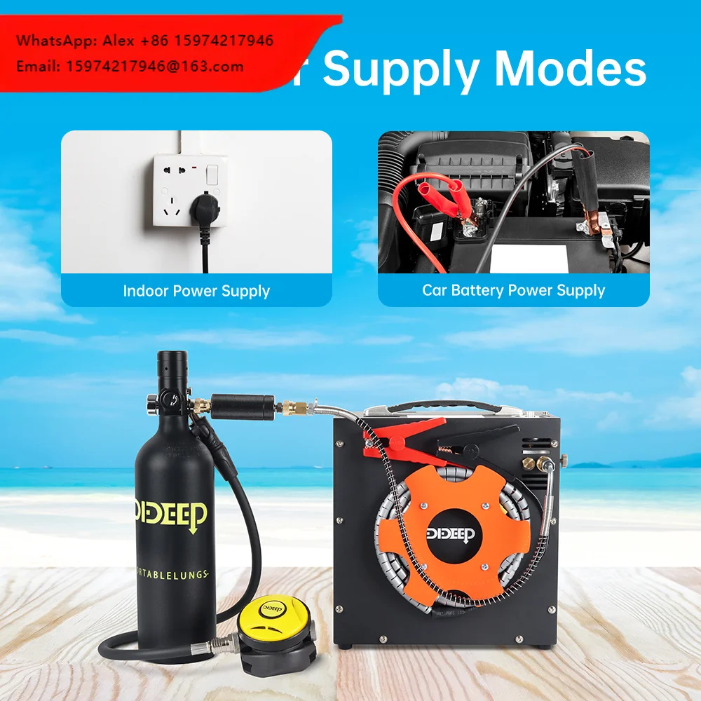 DIDEEP Vehicle-Mounted EU /US Plug Portable Diving Lung Air Tank Air PCP Cylinder Compressor
DIDEEP Vehicle-Mounted EU /US Plug Portable Diving Lung Air Tank Air PCP Cylinder Compressor