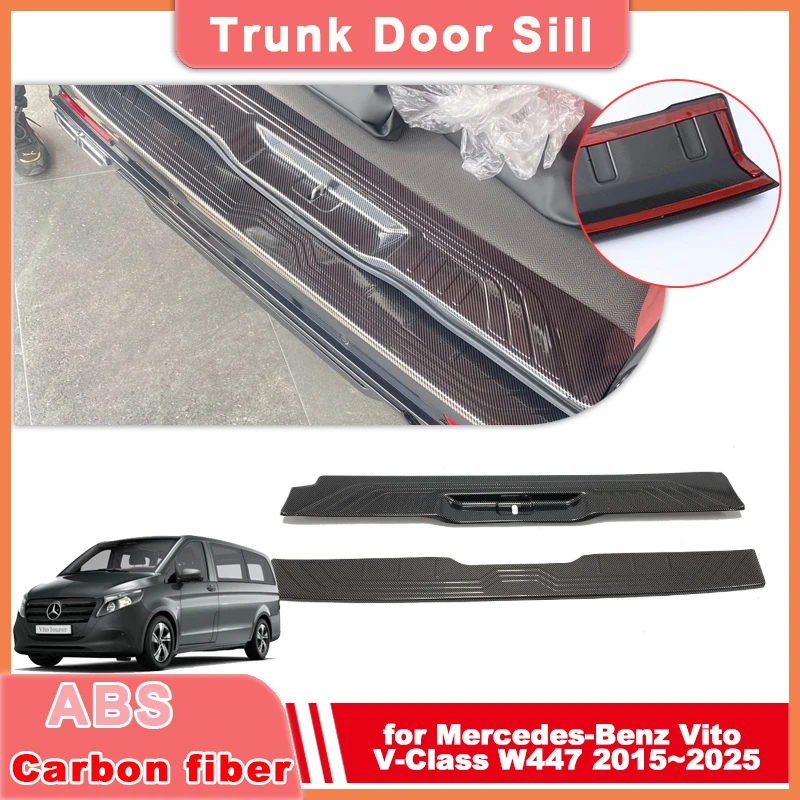 Trunk Door Sill for Mercedes-Benz Vito V-Class W447 2015~2025 Carbon Fiber Threshold Guard Plate Trim Strips Sticker Accessories
Trunk Door Sill for Mercedes-Benz Vito V-Class W447 2015~2025 Carbon Fiber Threshold Guard Plate Trim Strips Sticker Accessories