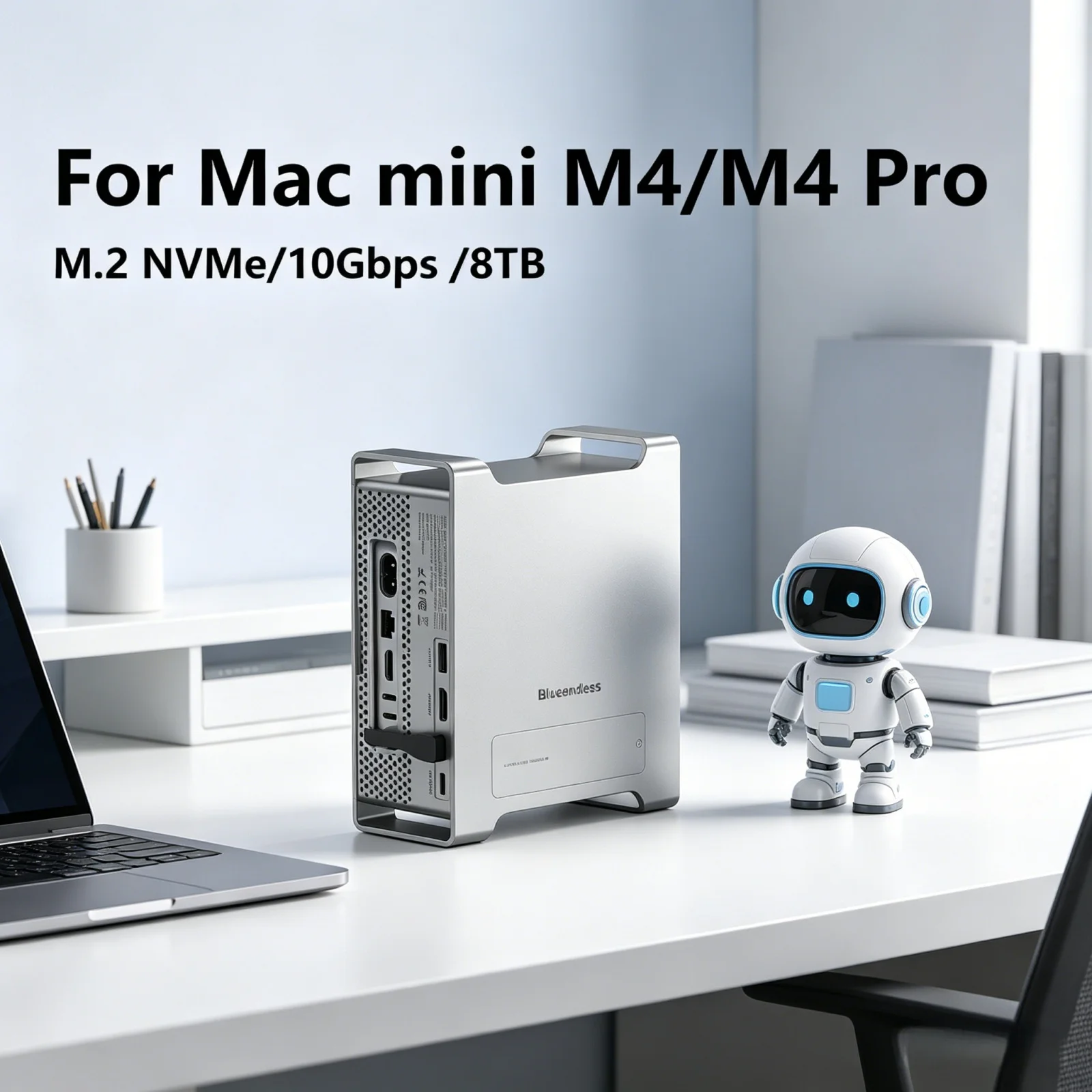 2026 New Ssd Docking For 2024 MAC Mini M4/M4 Pro Stand with M.2 NVMe SSD Enclosure 4K/60HZ HDMI-Com SD4.0 TF4.0 10Gbps C HUB
2026 New Ssd Docking For 2024 MAC Mini M4/M4 Pro Stand with M.2 NVMe SSD Enclosure 4K/60HZ HDMI-Com SD4.0 TF4.0 10Gbps C HUB