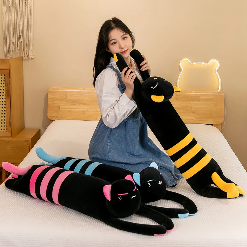 Cartoon Black Long Cat Plush Pillow Toy Kawaii Stuffed Animals Kitten Plushies Cushion Anime Soft Kids Toys for Girls Room Decor
Cartoon Black Long Cat Plush Pillow Toy Kawaii Stuffed Animals Kitten Plushies Cushion Anime Soft Kids Toys for Girls Room Decor