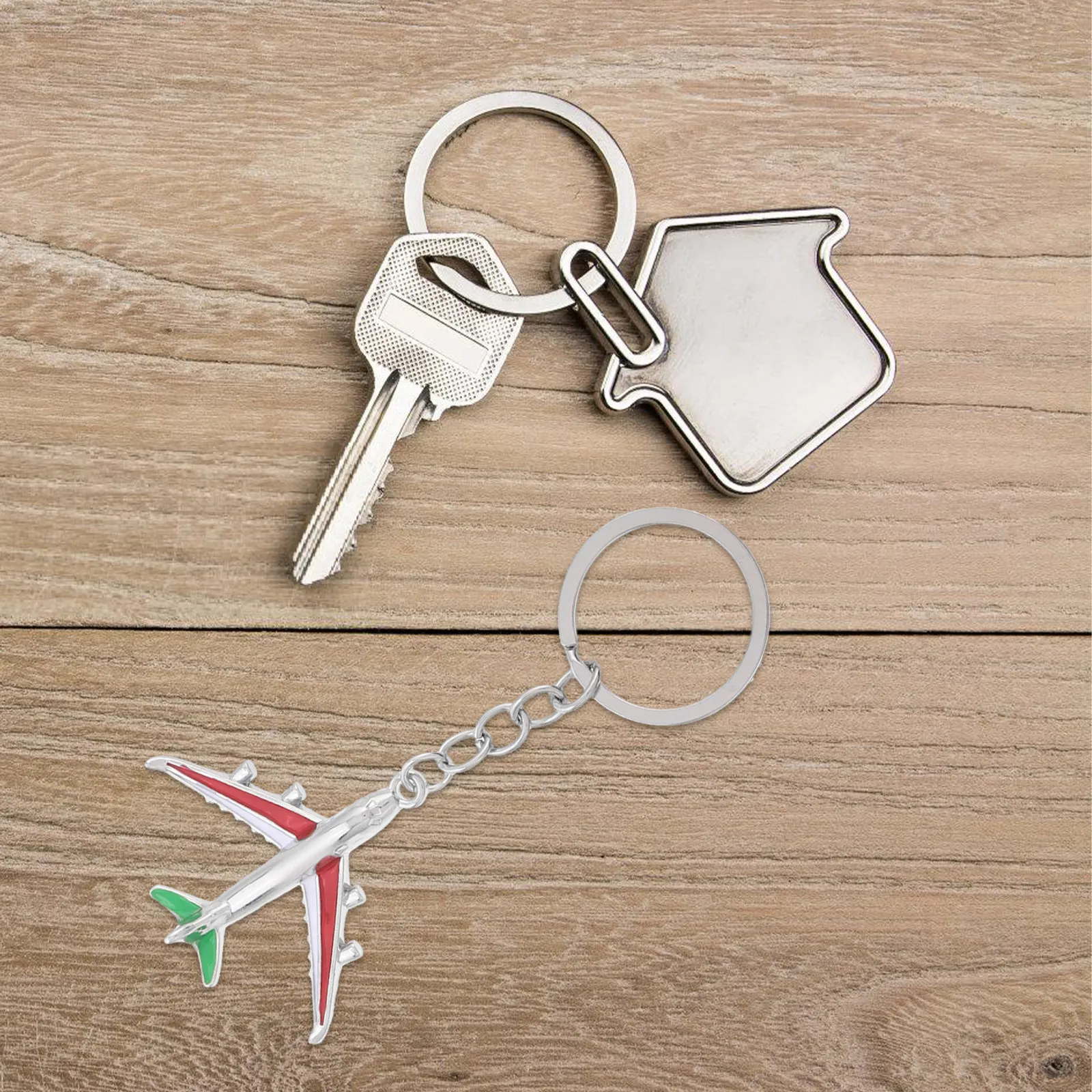 4 Pcs Airplane Shaped Keyholder Hanging Decor Aircraft Keychain Party Backpack Ring Charm
4 Pcs Airplane Shaped Keyholder Hanging Decor Aircraft Keychain Party Backpack Ring Charm