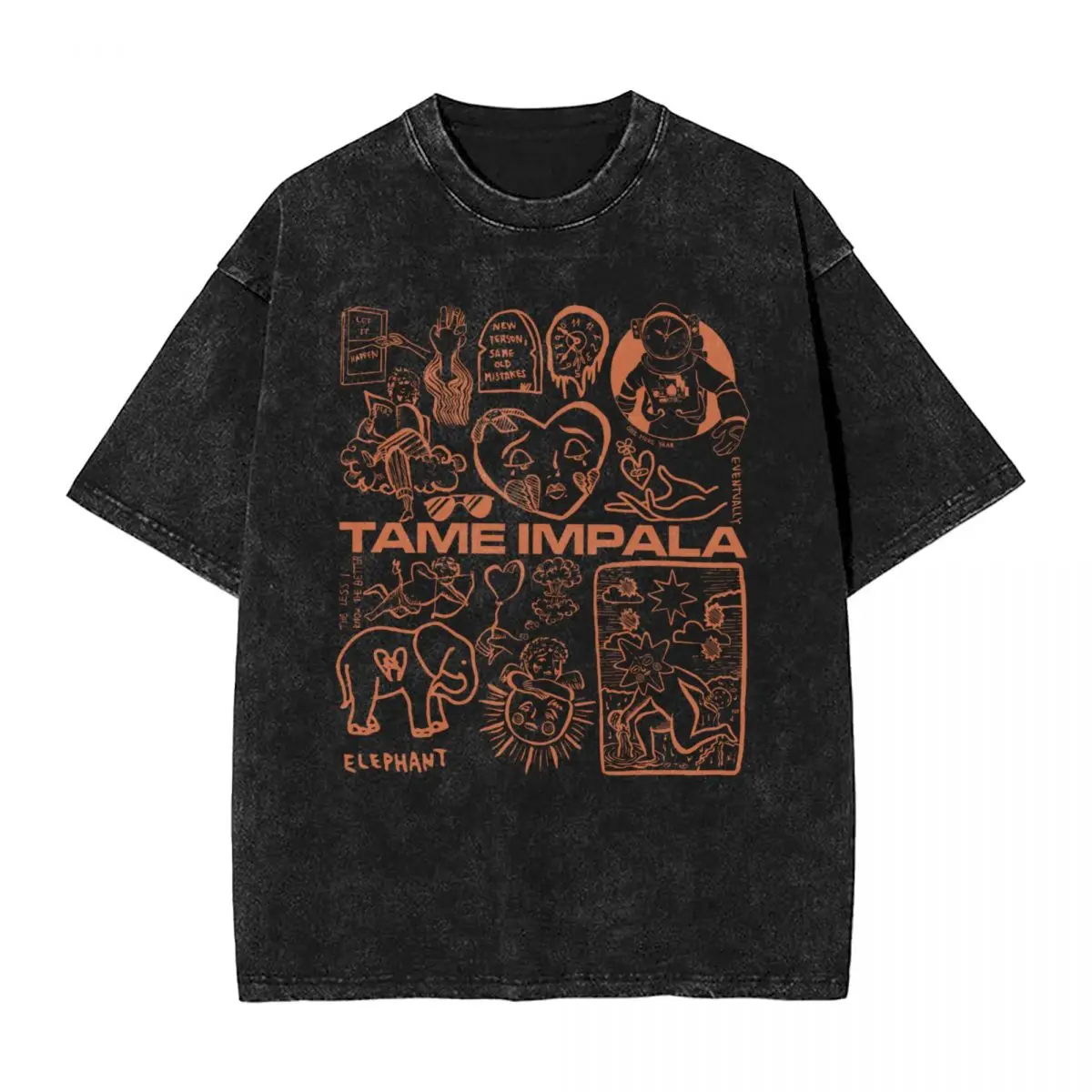 Винтажная стираная футболка Tame Impala, мужские потрясающие хлопковые футболки, летние удобные футболки в стиле Харадзюку, топы большого размера с принтом
Винтажная стираная футболка Tame Impala, мужские потрясающие хлопковые футболки, летние удобные футболки в стиле Харадзюку, топы большого размера с принтом
