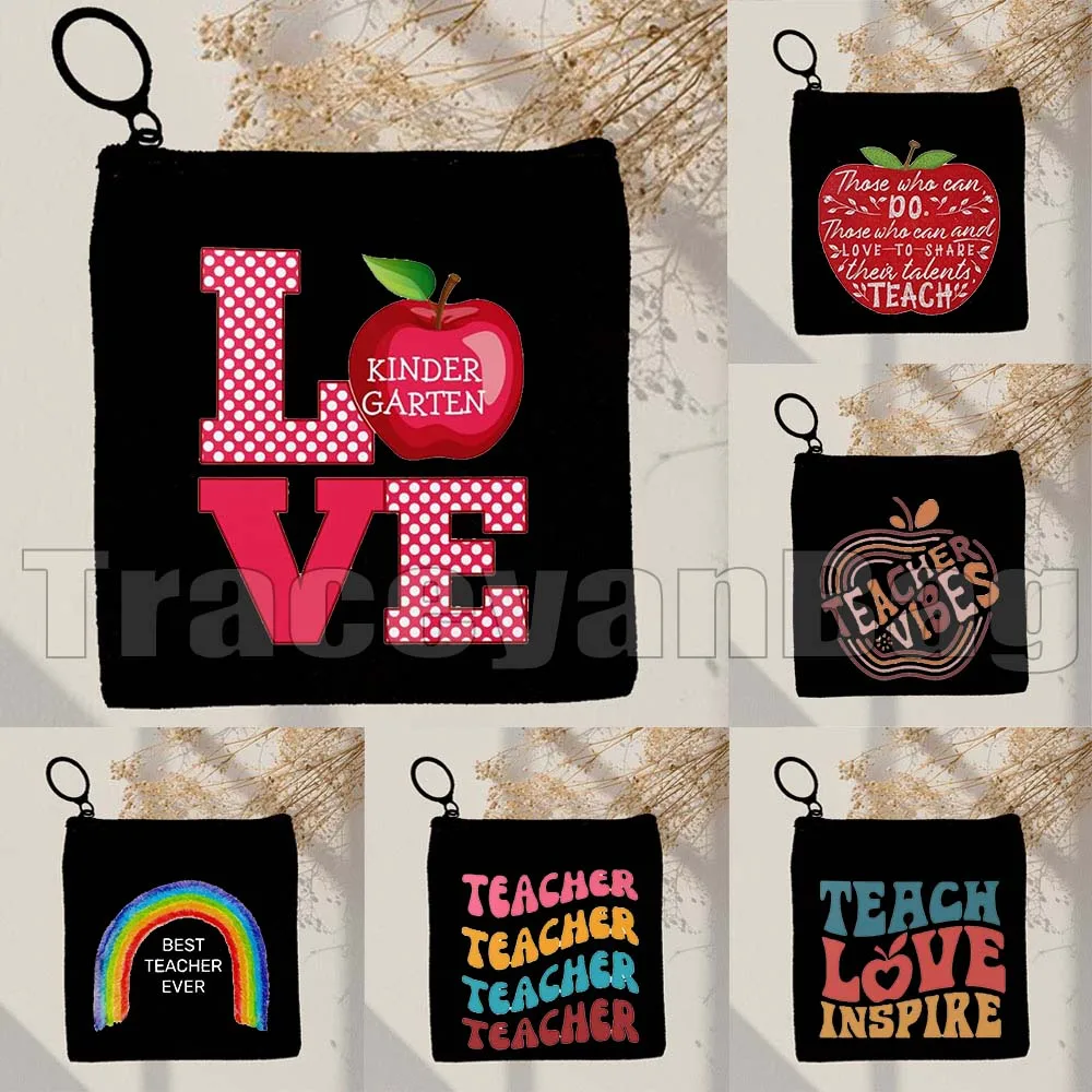 Cute Best Teacher Ever Modern Flower Butterfly Apple Boho Rainbow School Teacher Gifts Canvas Coin Purse Key Case Bag Wallet
Cute Best Teacher Ever Modern Flower Butterfly Apple Boho Rainbow School Teacher Gifts Canvas Coin Purse Key Case Bag Wallet