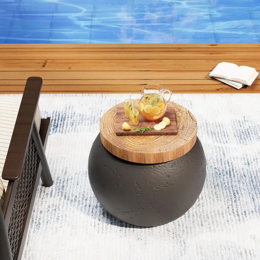 Приставной столик для улицы с охладителем для хранения Черный приставной столик для барабанов для вечеринок, барбекю и кемпинга Современный торцевой столик для патио 4-в-1 для улицы
Приставной столик для улицы с охладителем для хранения Черный приставной столик для барабанов для вечеринок, барбекю и кемпинга Современный торцевой столик для патио 4-в-1 для улицы