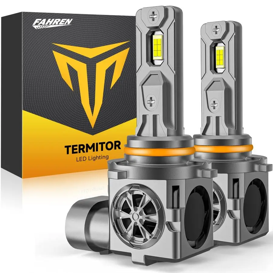 Лампы 9005 HB3, 95 000 лм, в 13 раз более яркие, размер 11 галогенных ламп, 6500K холодный белый свет, срок службы 70 000 часов с охлаждением
Лампы 9005 HB3, 95 000 лм, в 13 раз более яркие, размер 11 галогенных ламп, 6500K холодный белый свет, срок службы 70 000 часов с охлаждением