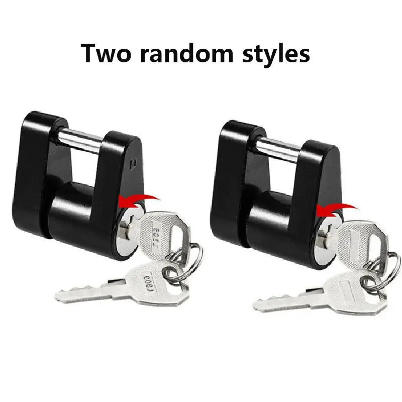 Zinc Alloy Trailer Hitch Lock 1/4" RV Truck Connector Anti-Theft Security Lock With 2 Keys Accessories
Zinc Alloy Trailer Hitch Lock 1/4" RV Truck Connector Anti-Theft Security Lock With 2 Keys Accessories