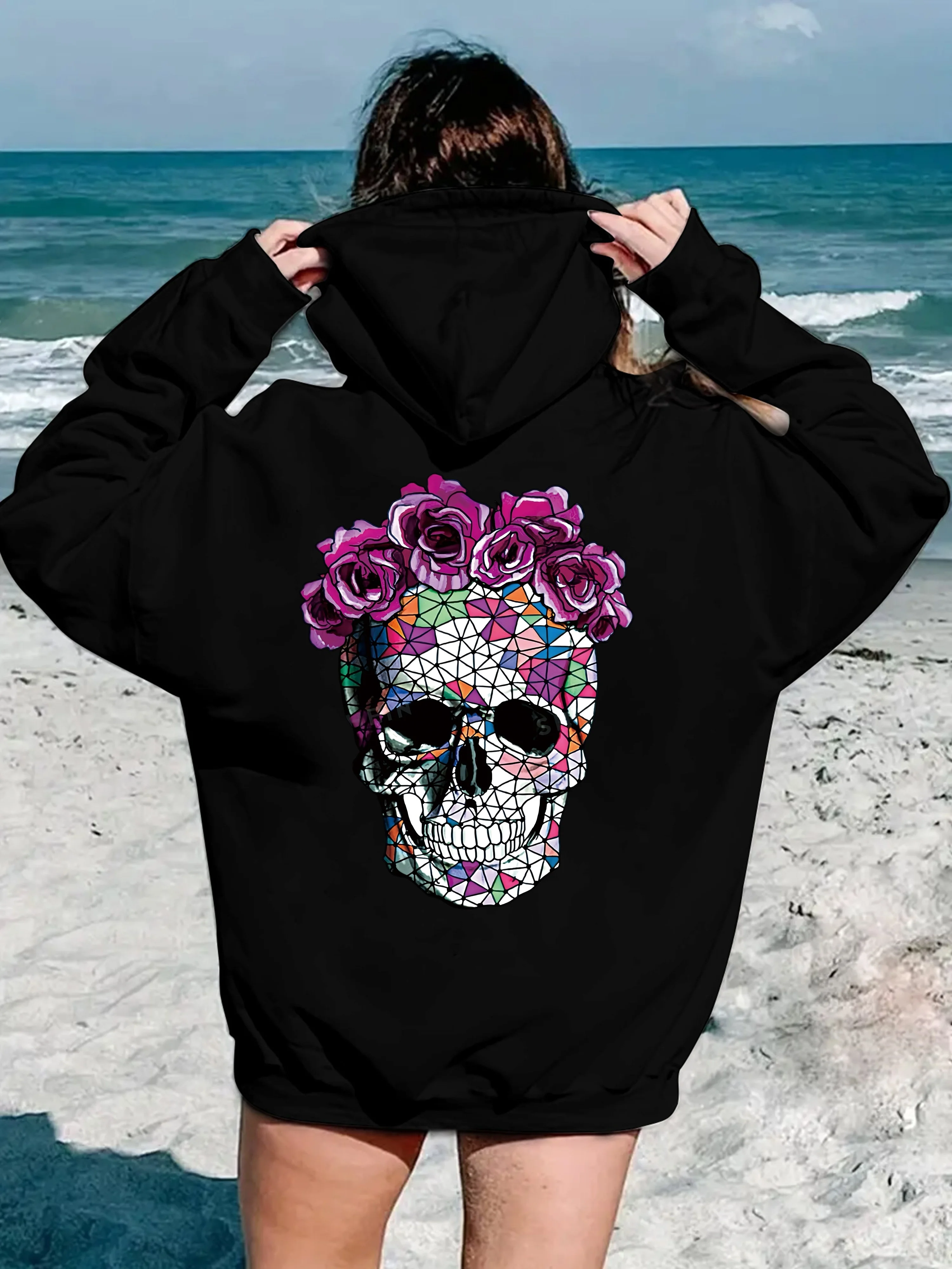 Skull Graphic Printing Autumn and Winter Pure Cotton Men's and Women's Hoodies Casual Outdoor Street Sports Training Brand Trend
Skull Graphic Printing Autumn and Winter Pure Cotton Men's and Women's Hoodies Casual Outdoor Street Sports Training Brand Trend