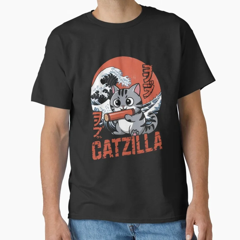 Catzilla Anime Student Memes Cute kitty King of the meowsters Vintage Monster Anime movie cat lover gift T shirt Large size Tops
Catzilla Anime Student Memes Cute kitty King of the meowsters Vintage Monster Anime movie cat lover gift T shirt Large size Tops