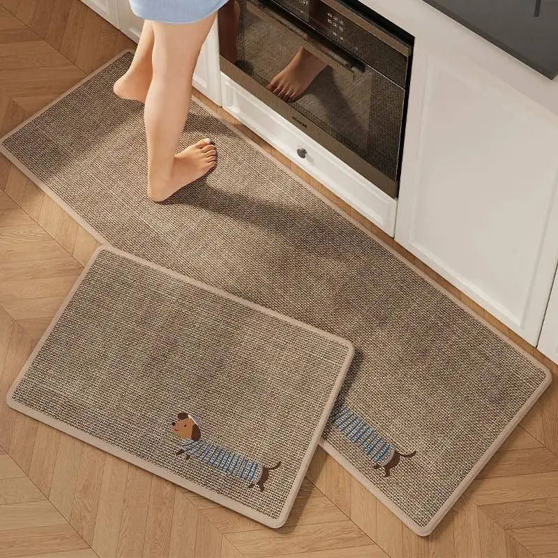Modern Style Kitchen Long Stripe Foot Mat Linen Material Silicon Dendroid Water Absorbent Oil Absorbent Non Slip Dirty Resistant
Modern Style Kitchen Long Stripe Foot Mat Linen Material Silicon Dendroid Water Absorbent Oil Absorbent Non Slip Dirty Resistant
